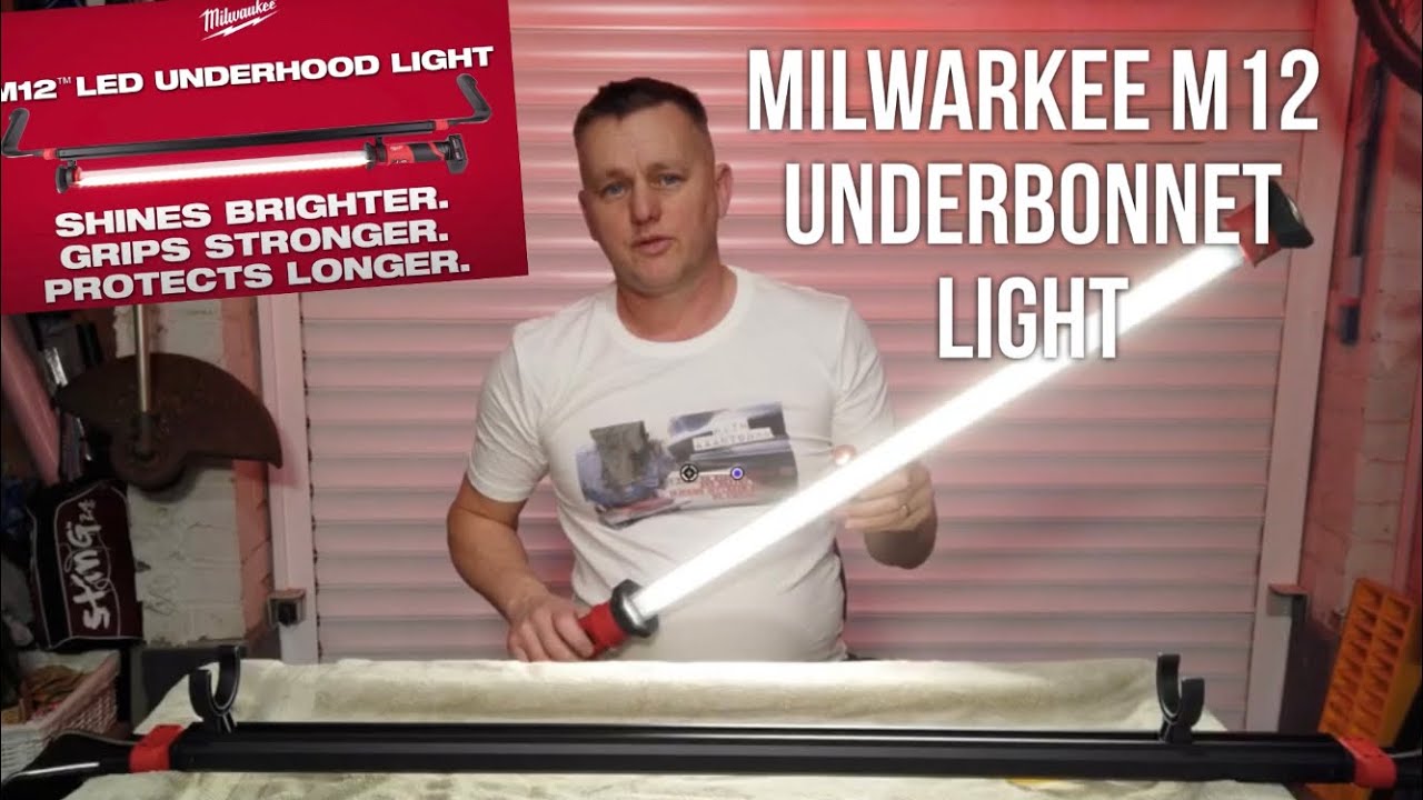 🇬🇧Milwaukee Under Bonnet Light, M12UHL-0 LED True Light, Any Good? Test & Review.