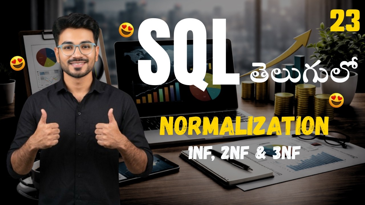 SQL Normalization Explained | 1NF 2NF 3NF with Real-Time Examples 🔥