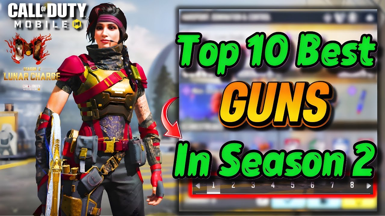 TOP 10 META WEAPONS in COD Mobile Season 2 🔥 (Best Gunsmith Builds Dominating Ranked!) #top10 #codm 