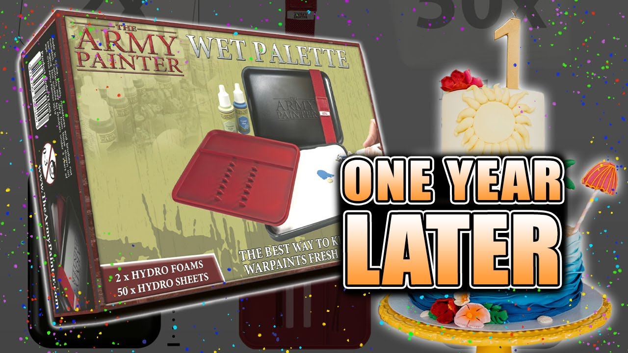 One Year Later, Pass or Fail: Army Painter Wet Palette For Miniatures