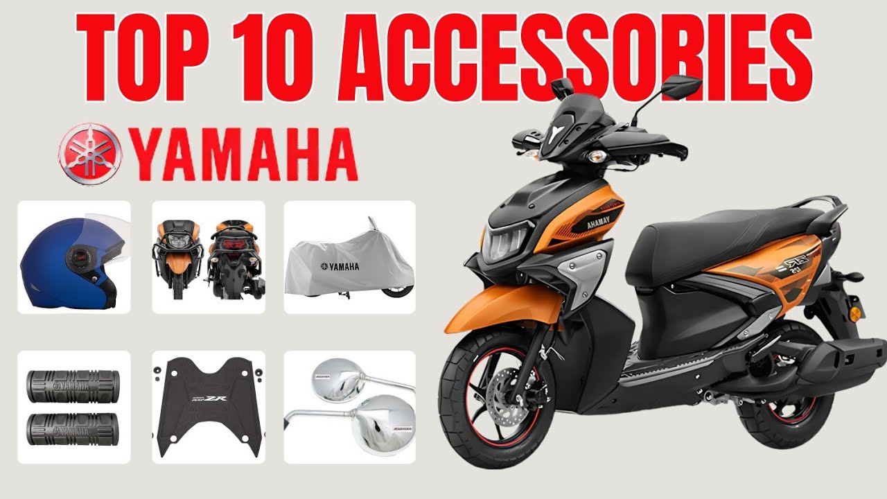 Top 10 Best & Important Accessories YAMAHA RAY ZR 125 with Price | Accessories कहा से Purchase करे ?