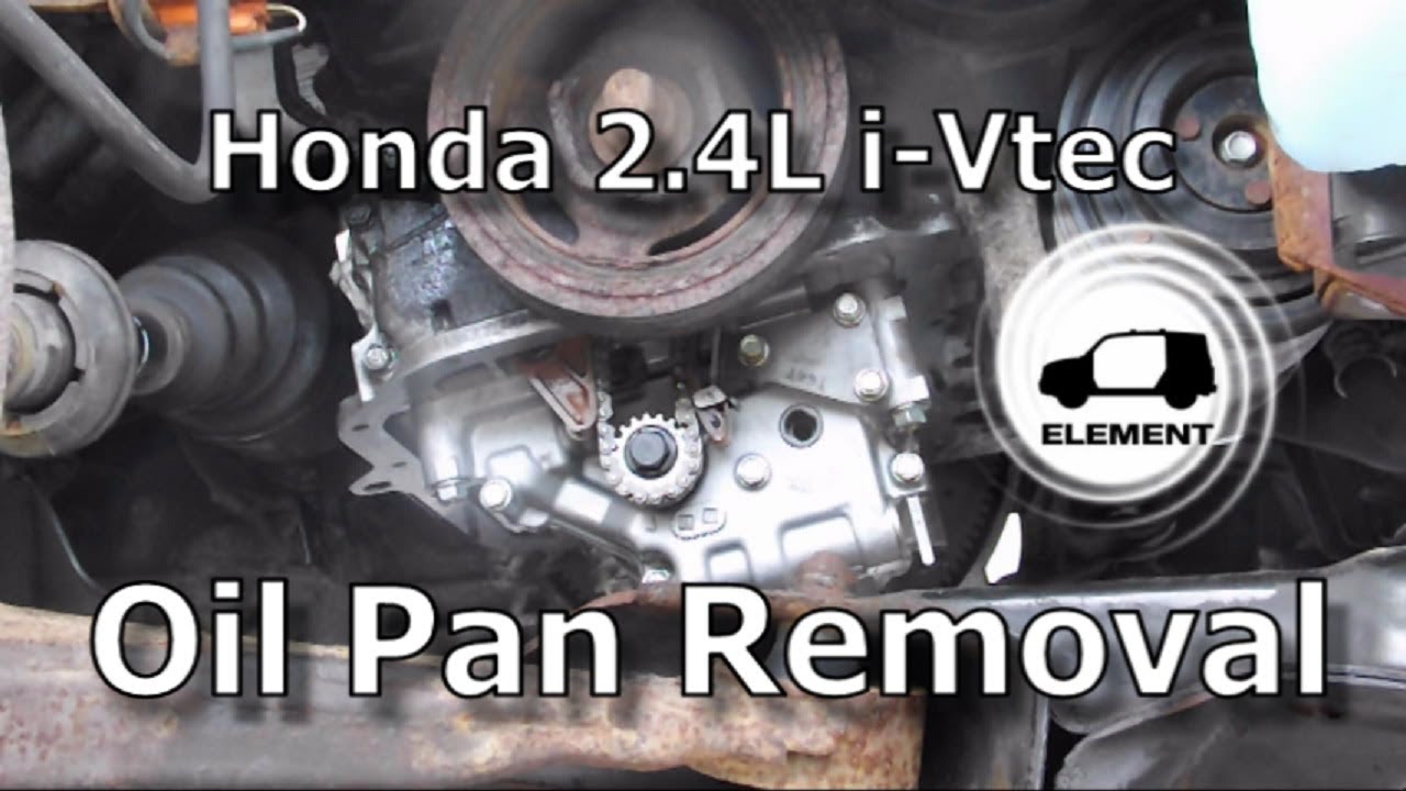 Honda 2.4 Liter V-TEC Engine Part 1: Oil Pan Removal