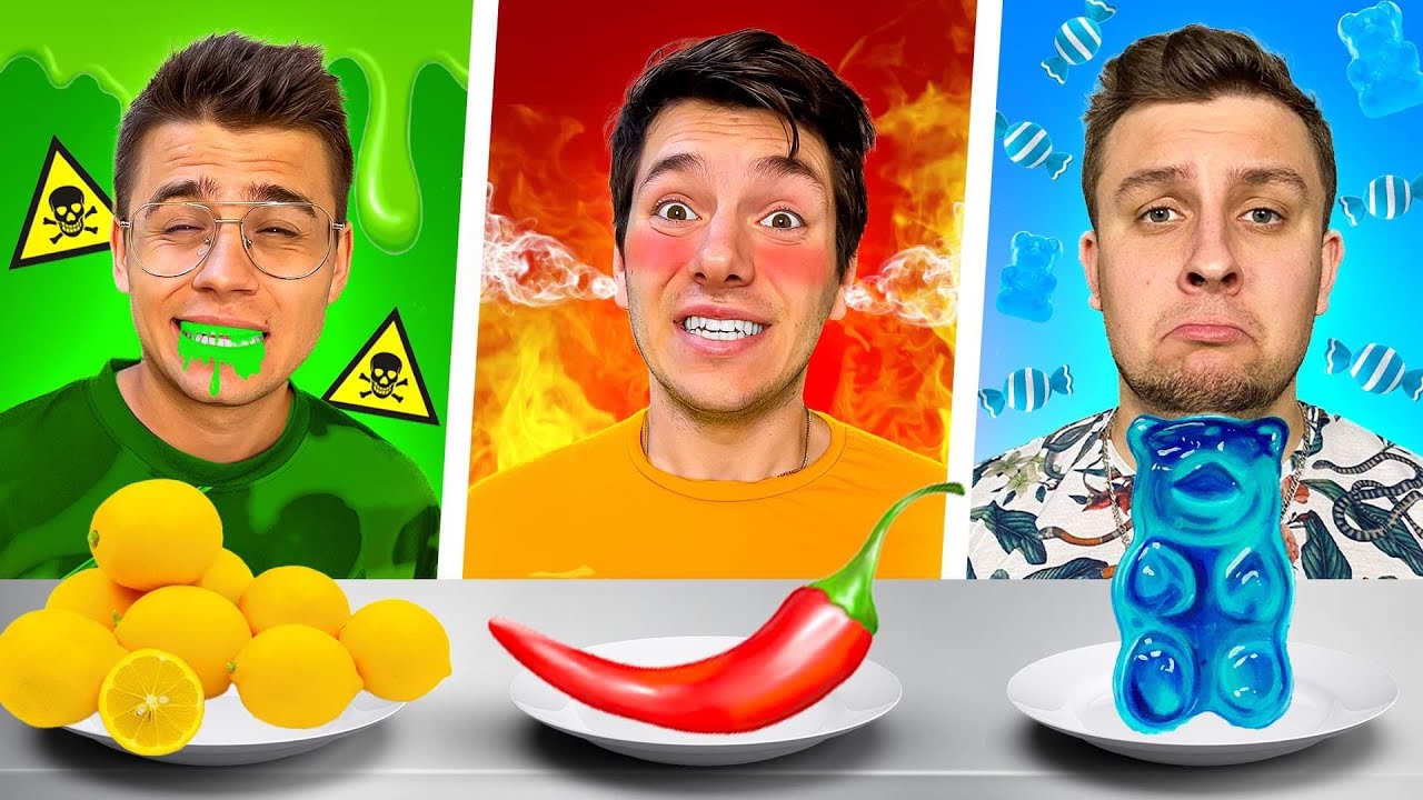 JEMY NAJBARDZIEJ SŁODKIE VS KWAŚNE VS OSTRE!