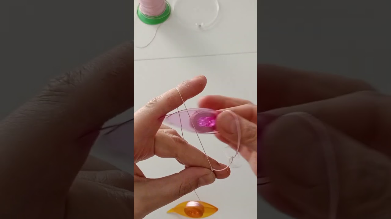 Mekik oyasıyla çok kolay boncuklu gözlük ipi yapılışı #mekikoyası.