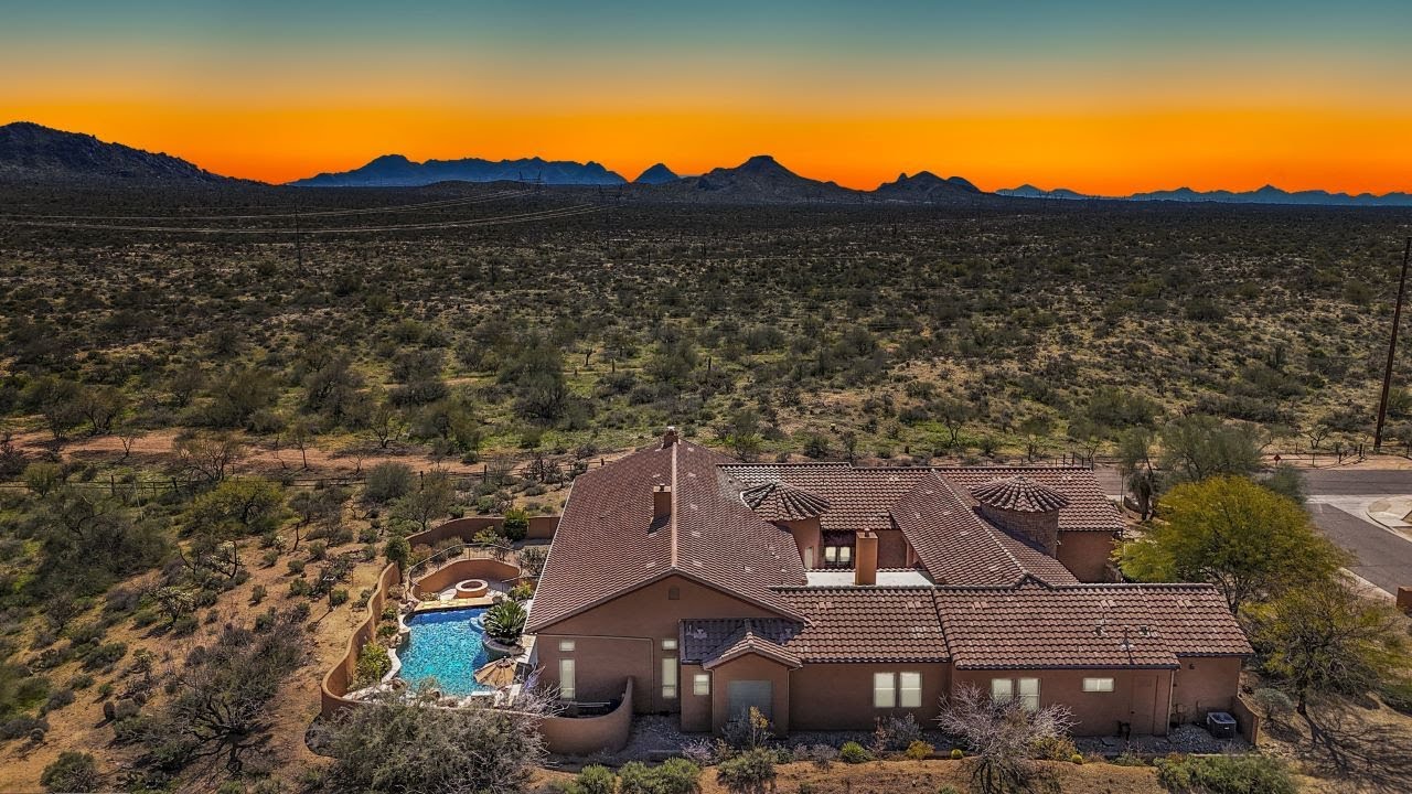 SOLD: Luxurious Arizona Retreat near the 30K Acre Preserve with Mountain Views