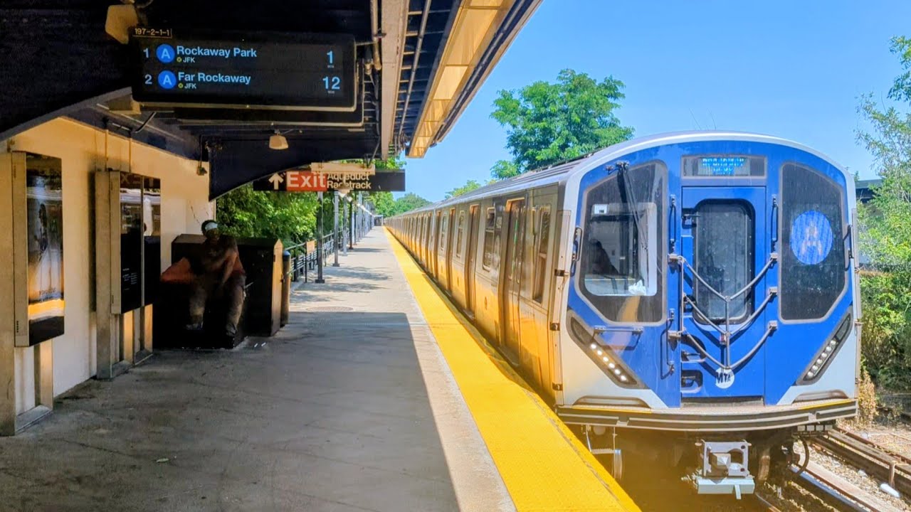 MTA NYC Subway: R179, R211A (A) Trains at Aqueduct-North Conduit (8/10/2025)
