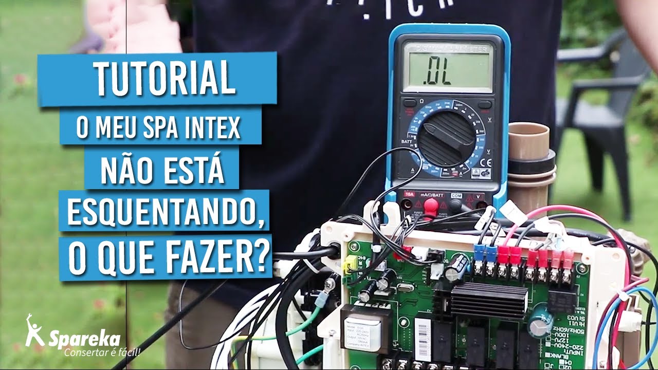 O meu spa INTEX não está esquentando, o que fazer?