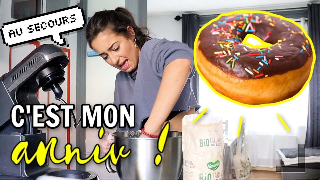 J'ESSAYE DE FAIRE DES DONUTS POUR MON ANNIV ! - Horia