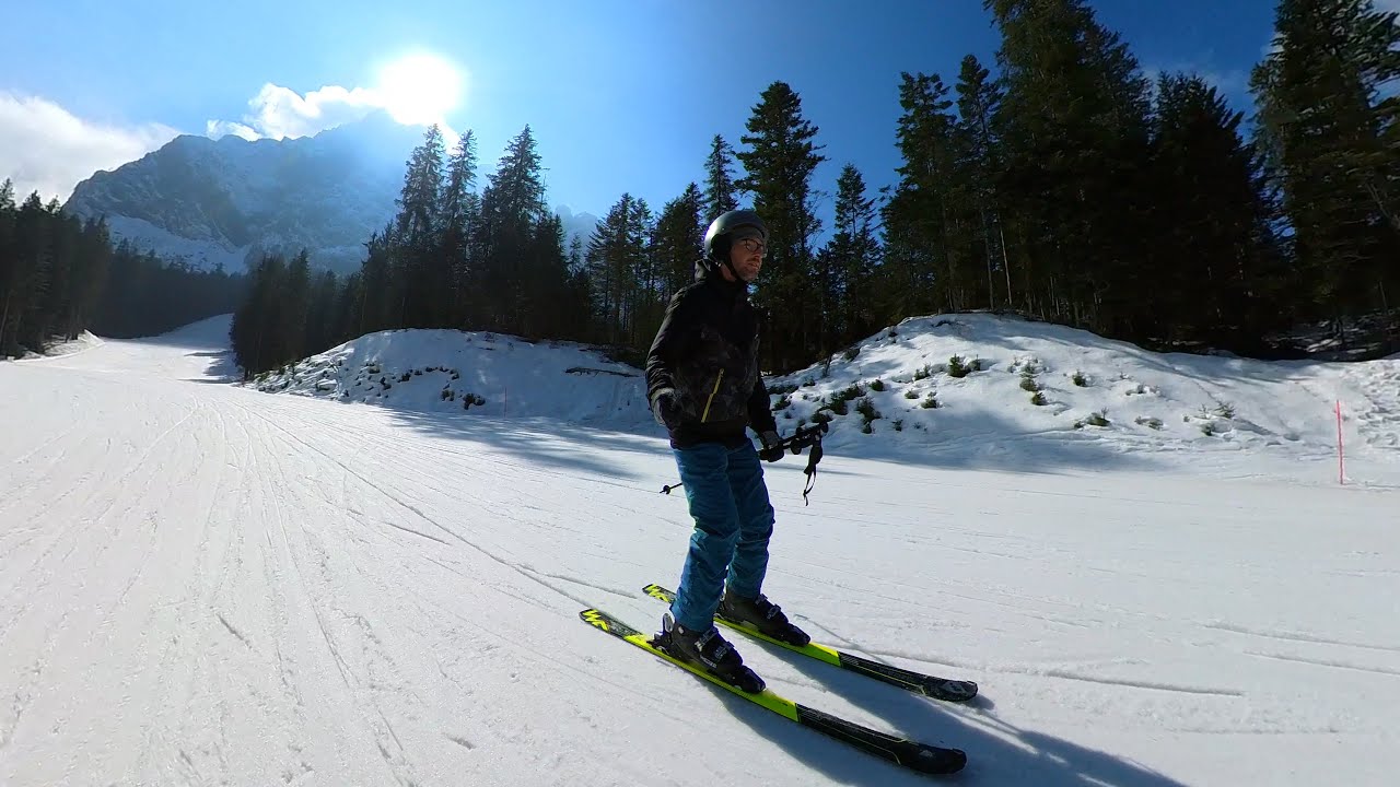 Sappada #ski PIAN DEI NIDI pista ROSSA nazionale - discesa integrale #insta360 #dolomiti #friuli