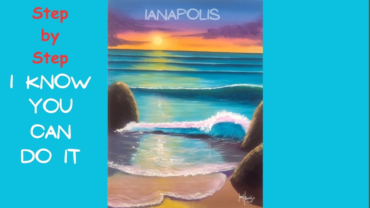 Beginner's Ocean Sunset seascape #570