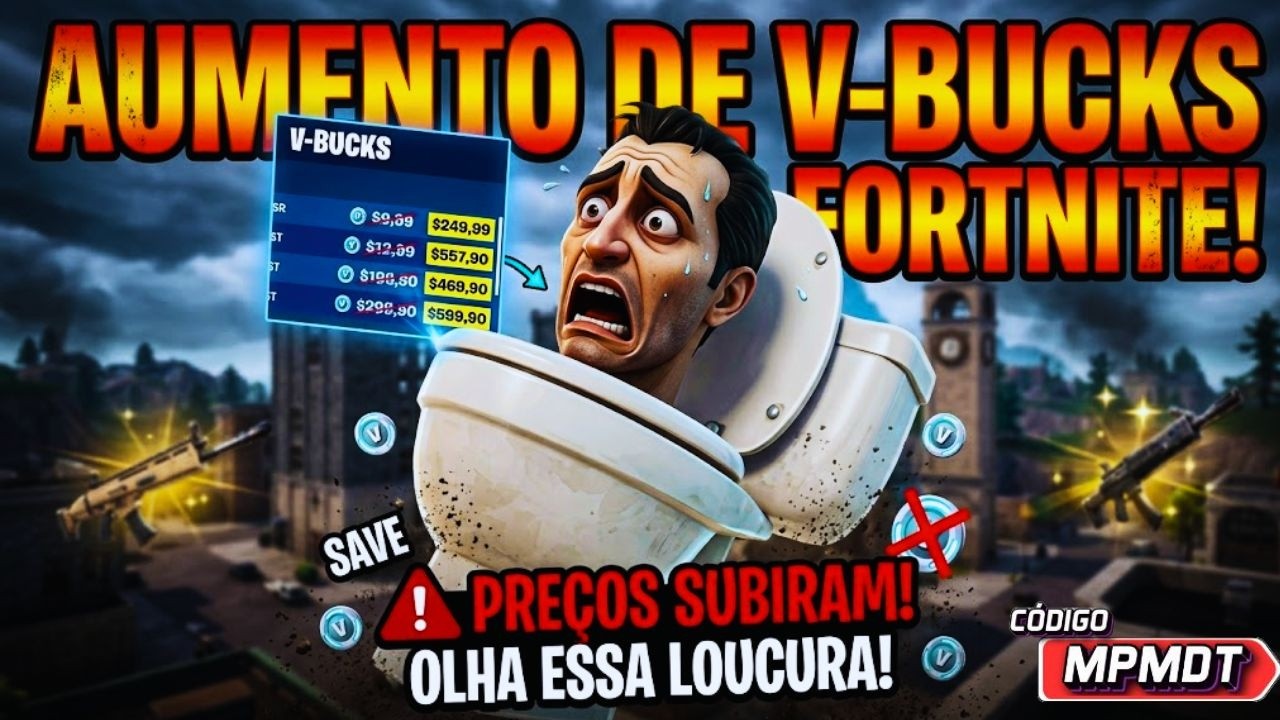 POLÊMICA: PREÇO DOS V-BUCKS DISPAROU NO FORTNITE