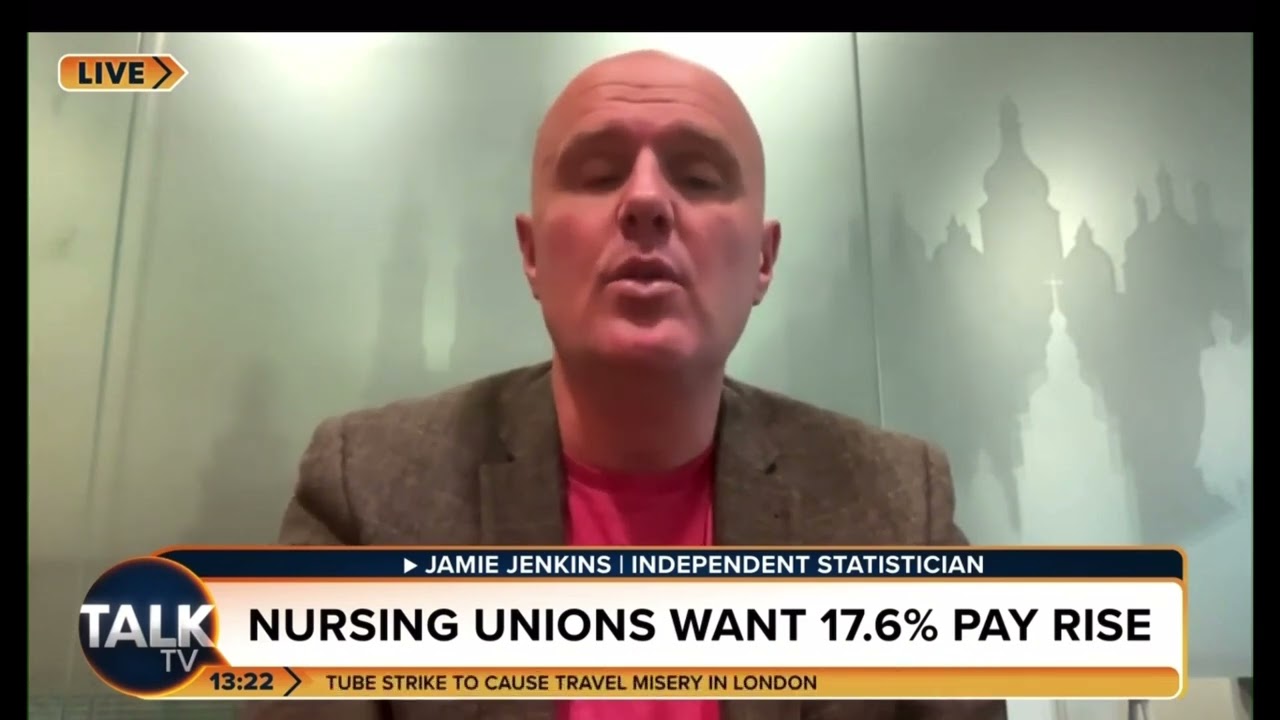Jamie Jenkins chat with Ian Collins on Talk TV on the proposed nurses strike 10/11/22