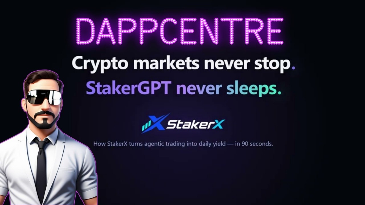 STAKERX AI 🔥1-3% DAILY YIELD FROM AI TRADING BOT!🤑