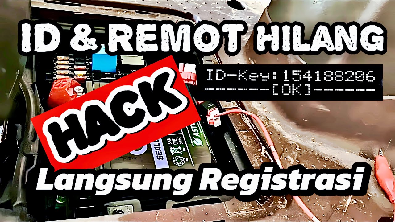 Remot Scoopy Hilang ⁉️ Registrisi Remot Baru