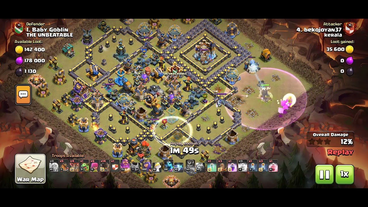 #CWL crazy fireball attack #coc #clashofclans #supercell #games #cwl #clash 