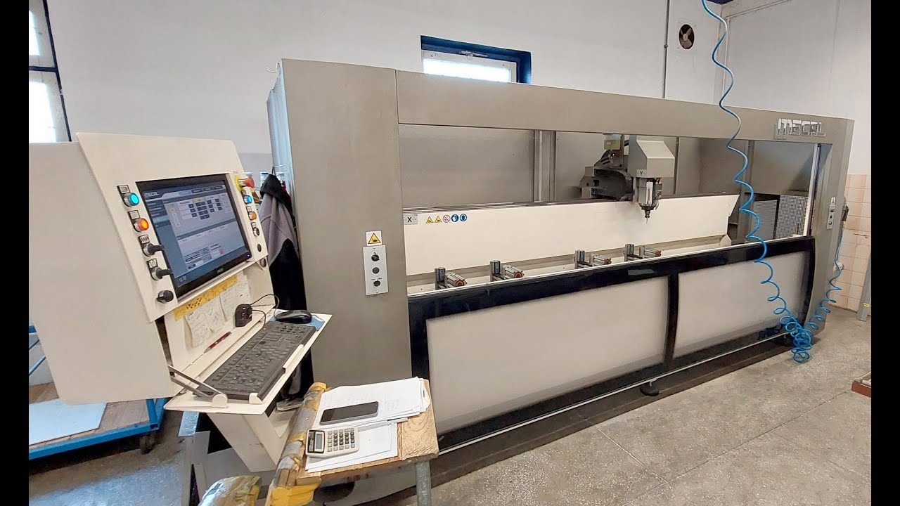Frezarka CNC do profili aluminiowych MECAL MC 309 NIKE DPM