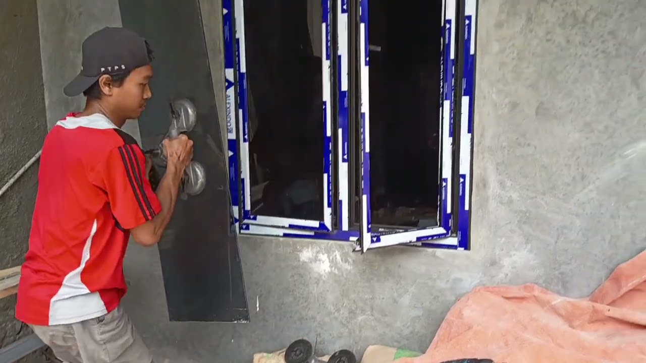 Proses pasang jendela aluminium aleksindo