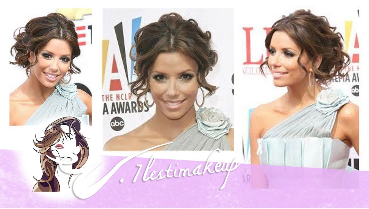 Recogido con bucles de Eva Longoria - pedido Yolanda Sanchez