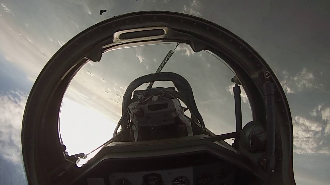L-39, invert spin from instructor cockpit