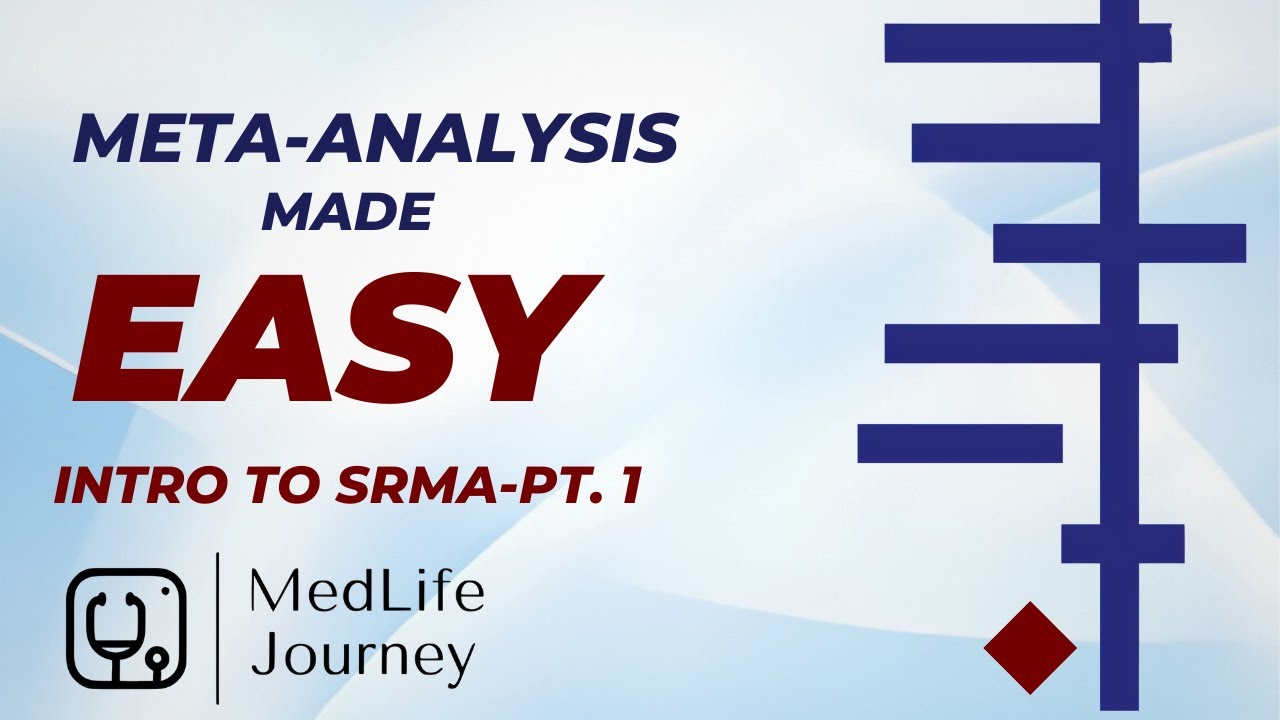Introduction to Meta-Analysis For Noobs Part 1/2| Meta-Analysis Made Easy|