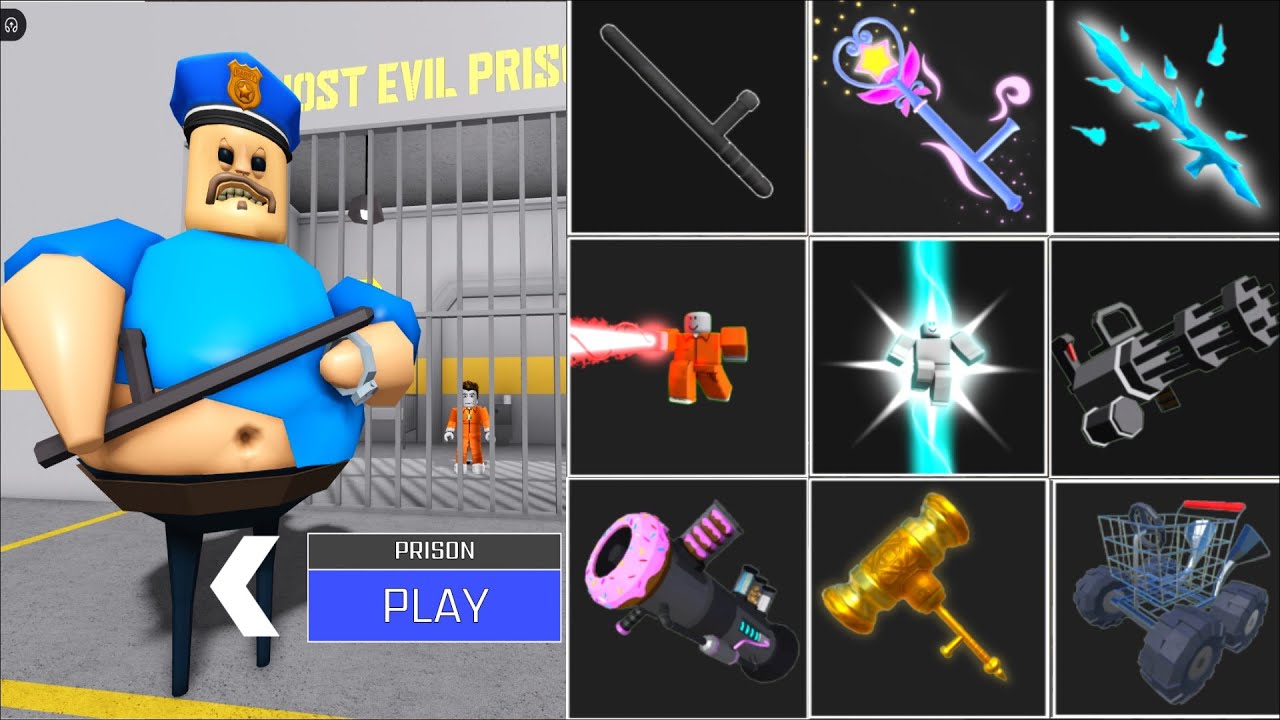 Разблокирован новый предмет в тюрьме Барри в Roblox.
