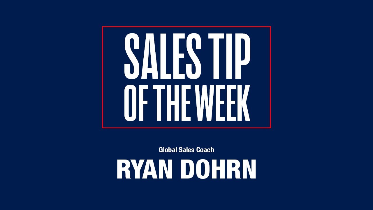 Becoming a Thought Leader to Your Clients - Ryan Dohrn - Sales Training Tips and Sales Advice