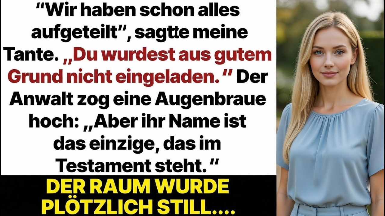 Meine Familie schloss mich aus dem Testament meiner Oma aus, der Anwalt sah das anders!