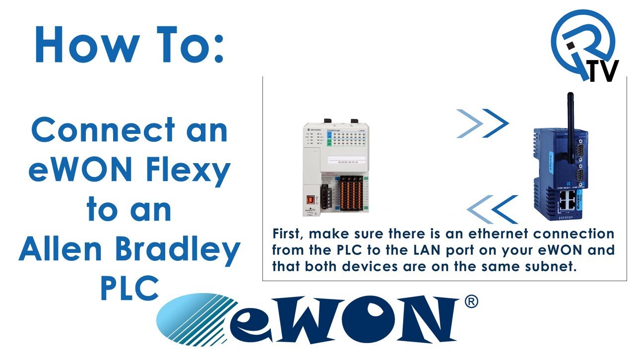 Connecting eWON Flexy to Allen Bradley PLC