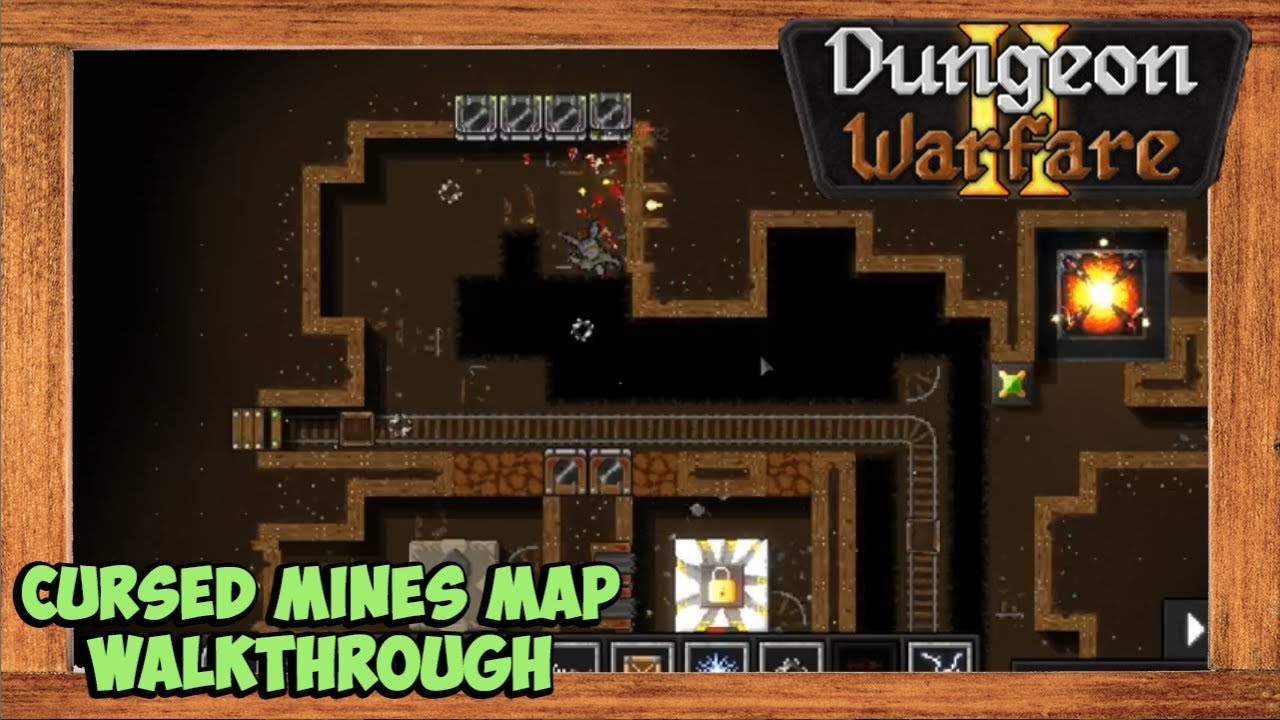 Dungeon Warfare 2 Cursed Mines Walkthrough [Chakram Trap Build]