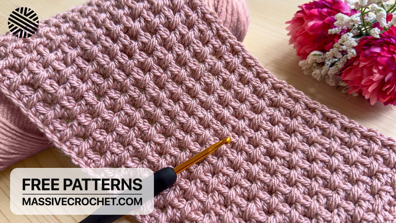 VERY EASY & UNUSUAL Crochet Pattern for Beginners! ⚡️👍 NEW Crochet Stitch for Blanket, Scarf & Bag