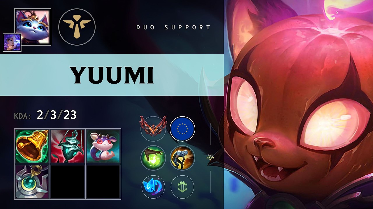 Yuumi Support vs Kog'Maw - EUW Grandmaster Patch 26.17