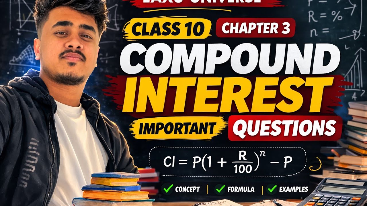 Compound Interest Important Questions | Class 10 Maths Chapter 3 | SEE Exam Preparation