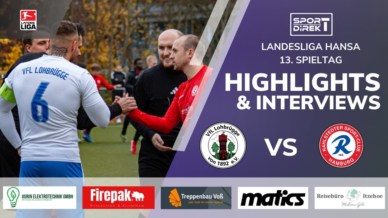Landesliga Hansa 13. Spieltag // VFL Lohbr&uuml;gge vs. Rahlstedter SC #fu&szlig;ball #traumtor #highlights