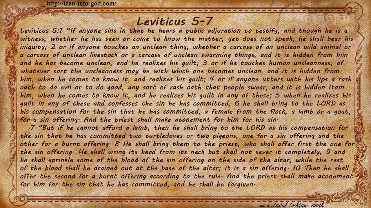 Leviticus 5-7