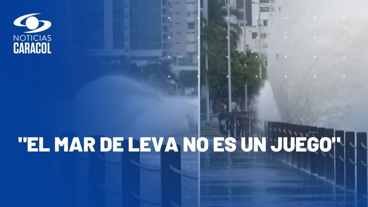Olas de 3 metros y vientos violentos: ojo con el mar de leva en la costa