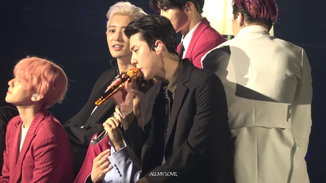 (4K) 190728 엑소 콘서트 EXplOration Day 6 EXO - Wait SEHUN FOCUS