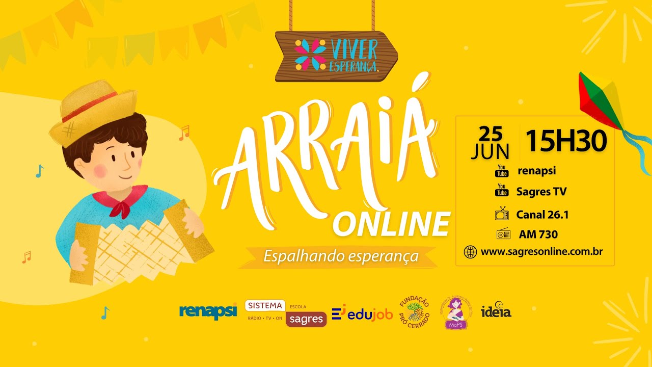 Live Arrai&aacute; Online Espalhando Esperan&ccedil;a da RENAPSI