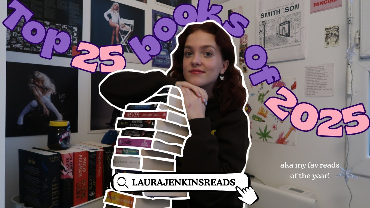 My top 25 books of 2025 (my favourite books of the year) |bookmas day 6 📖🌟