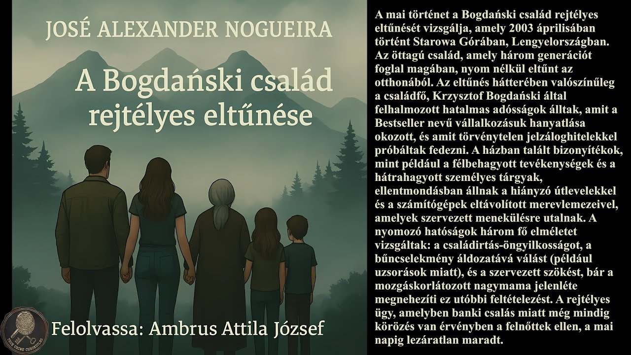 True Crime Chronicles 2. - A Bogdański csal&aacute;d rejt&eacute;lyes eltűn&eacute;se