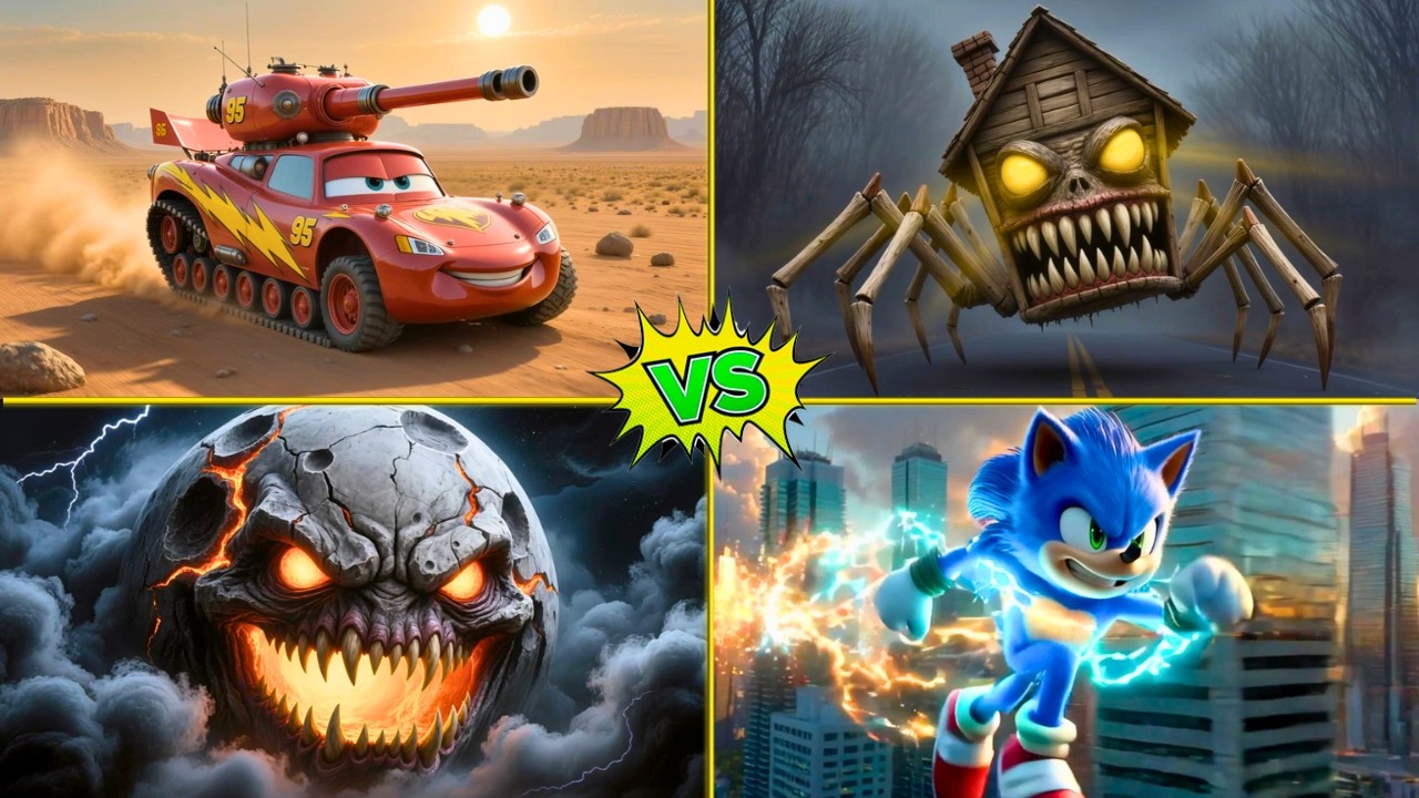 HOUSE HEAD - LUNAR MOON - MCQUEEN - SONIC | TILES HOP #192