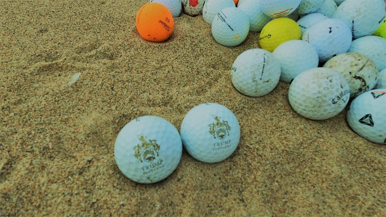 Donald Trump Golf Course - golf ball hunting