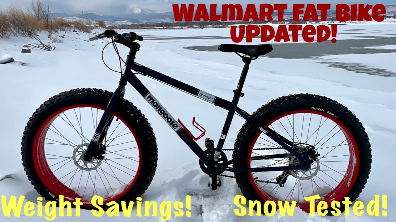 Walmart Fat Bike Update and Snow Test | Mongoose Dolomite | Cheap Fat Bike