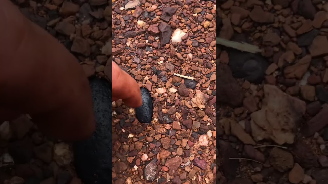 Outta this world!🪐 This is a rare Tektite, which is Shrapnel from a meteor impact☄️ #meteor #gold