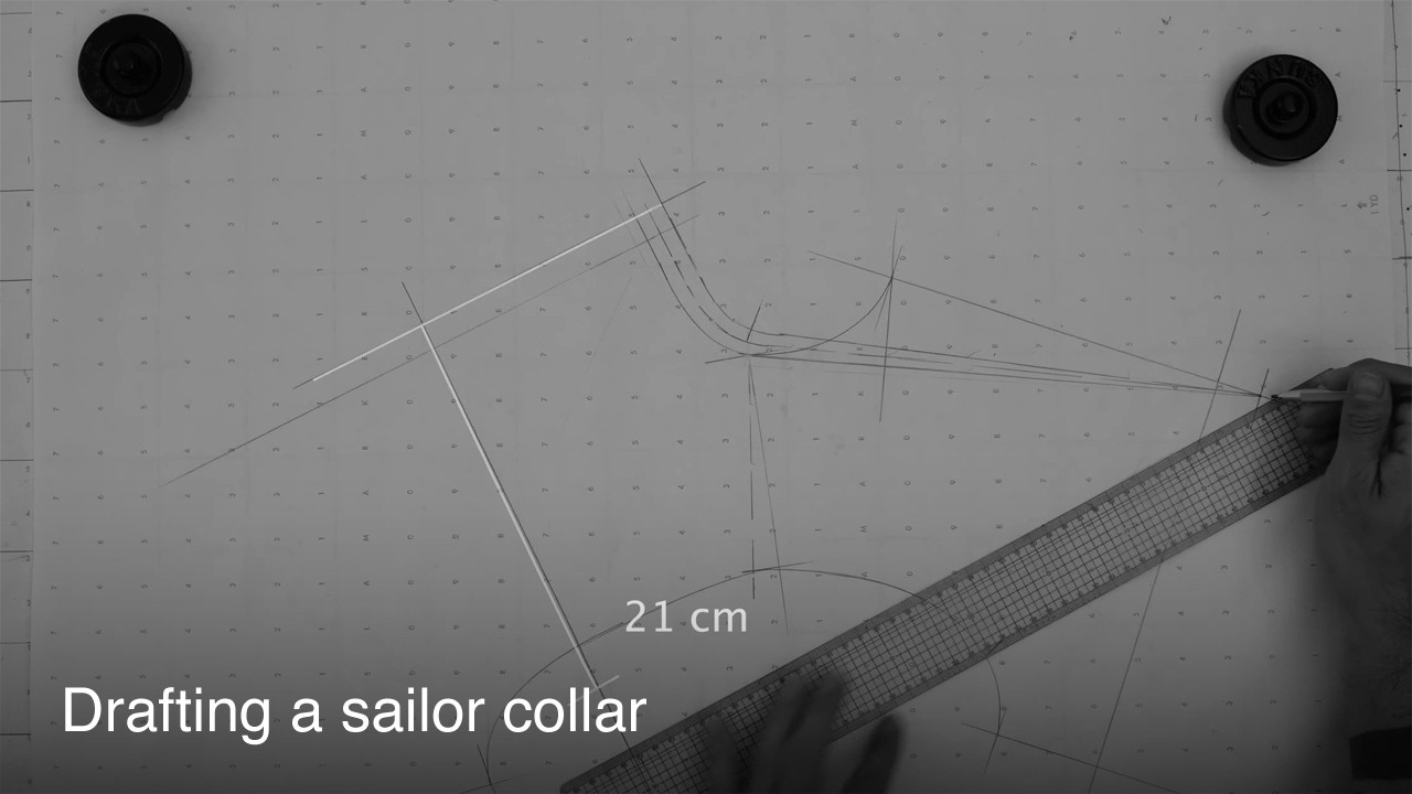 PATTERN MAKING | SAILOR COLLAR | HOW TO DRAFT STEP BY STEP