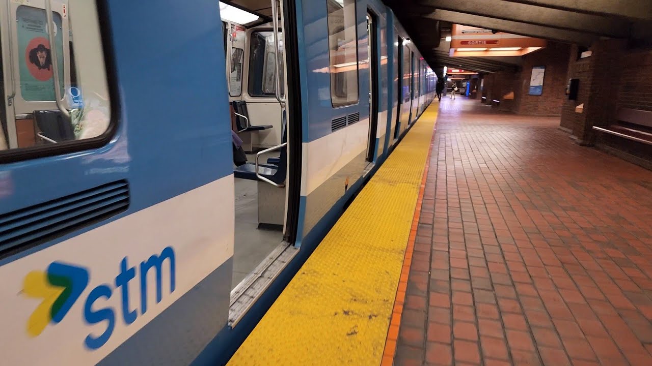 Montréal Métro: ride from LaSalle metro station to Cote-des-Neiges metro station on three lines 🟢🟠🔵