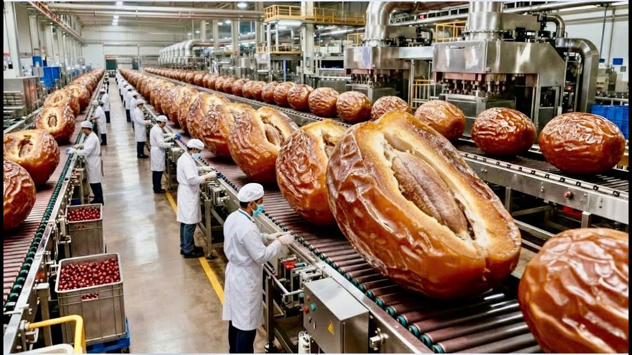 How Do They Harvest Millions of Dates Medjool? Complete Process of Dates & Dry Dates (Full Process)
