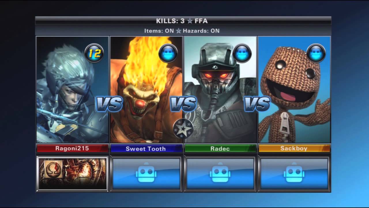 Playstation All-Stars Battle Royale Raiden All-Star playthrough