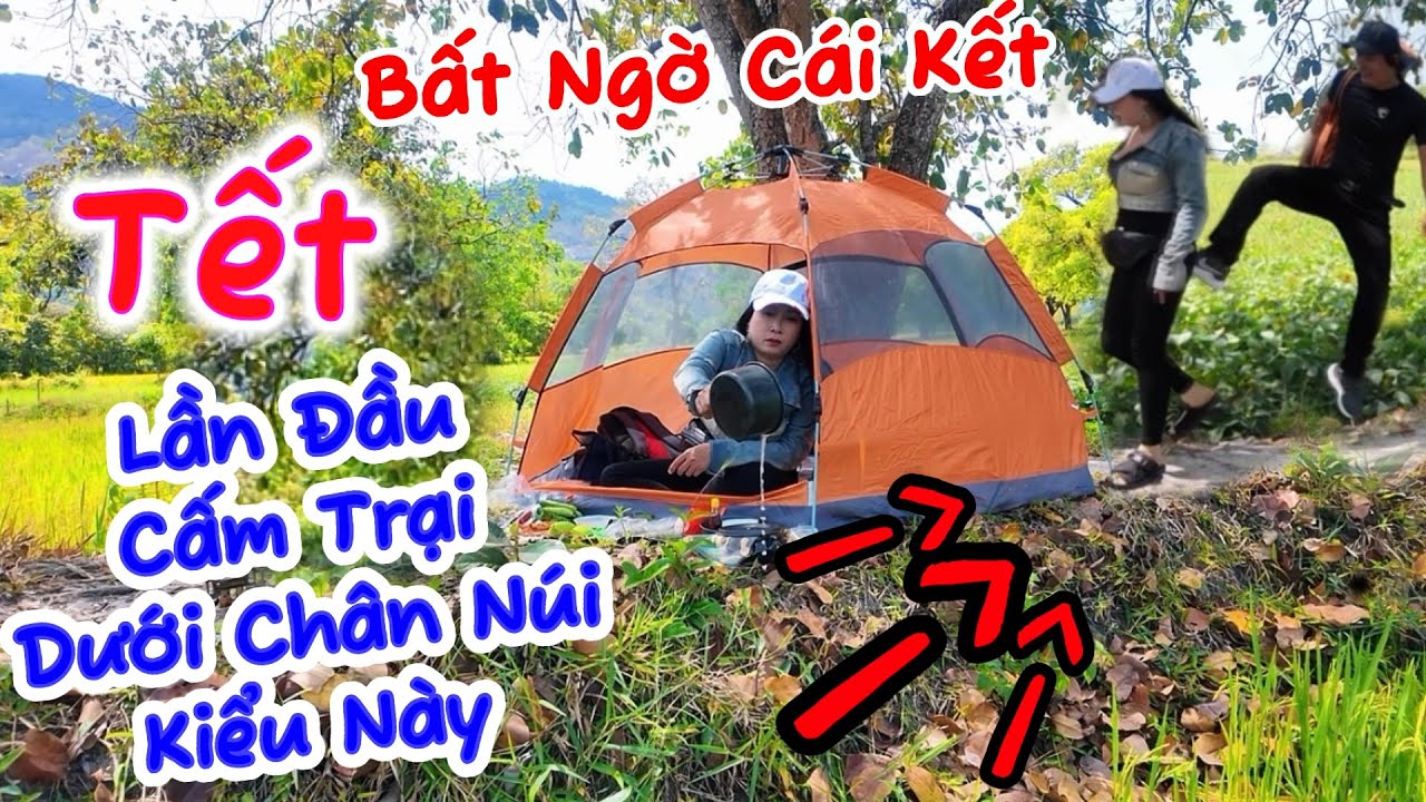 Tết Lần Đầu Cấm Trại Trên Núi Kiểu Bất Ngờ | Troll người yêu | Sơn Ngố vlog