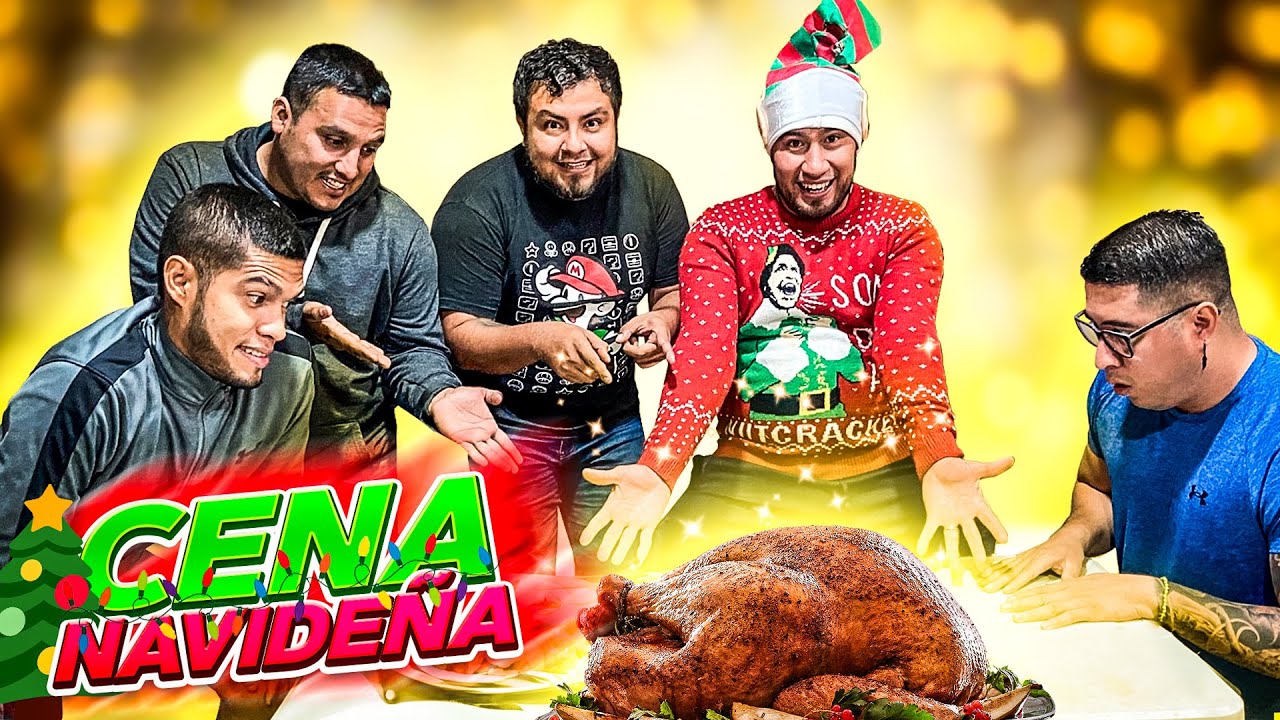 CENA NAVIDEÑA CON EL CREW | HACEMOS UN POLLO RELLENO 🍗