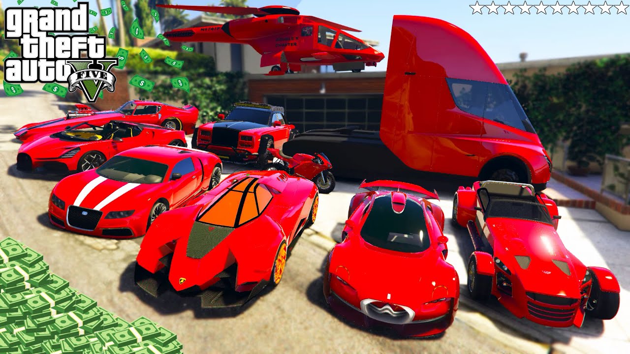 GTA 5 - Stealing DECILLIONAIRE SUPER CARS With Franklin | (Real Life Cars #126)